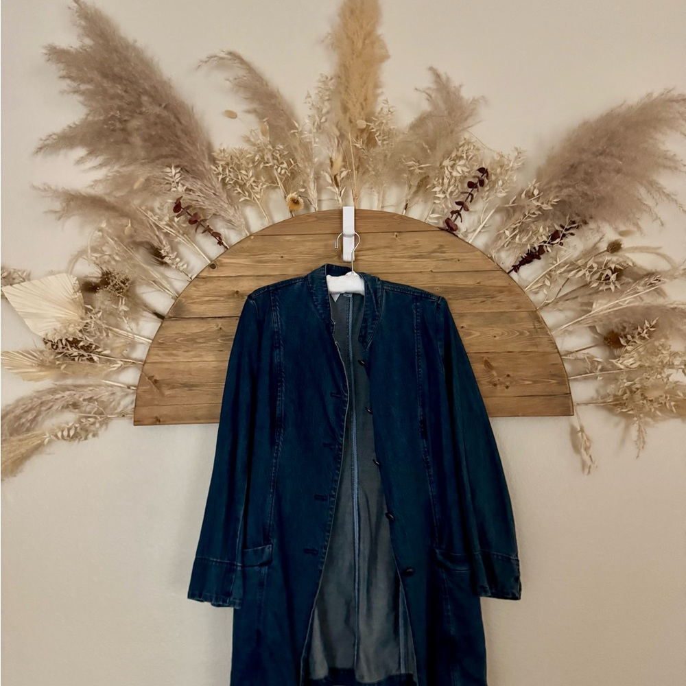Coldwater Creek Dark Blue Jean Jacket